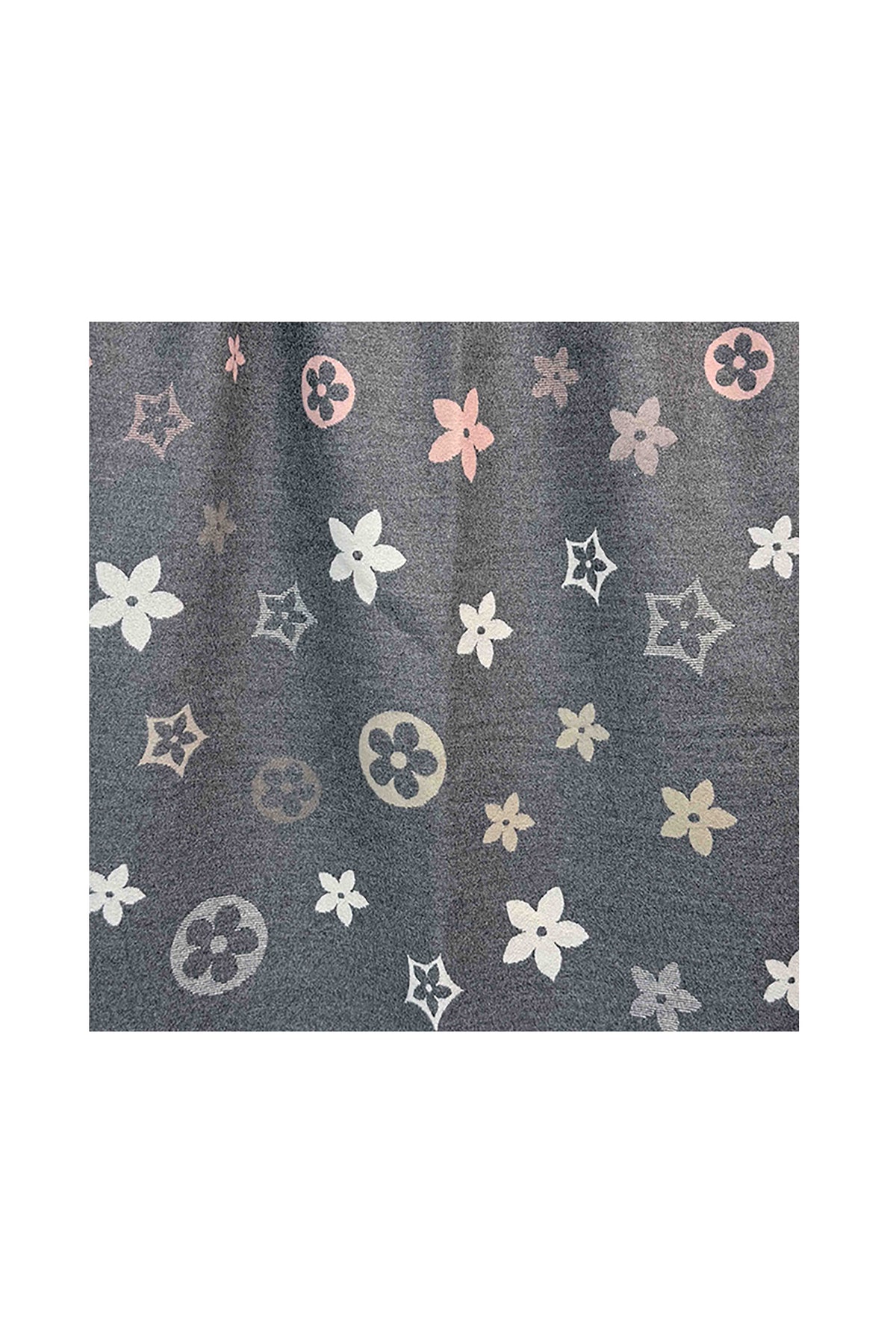 Women’s Reversible Floral Print Scarf – Soft Lightweight Fringed Wrap