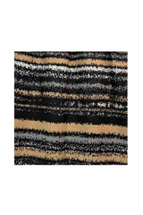 Women’s Abstract Stripe Print Scarf – Soft Lightweight Fringed Wrap