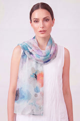 Abstract Watercolour Print Scarf