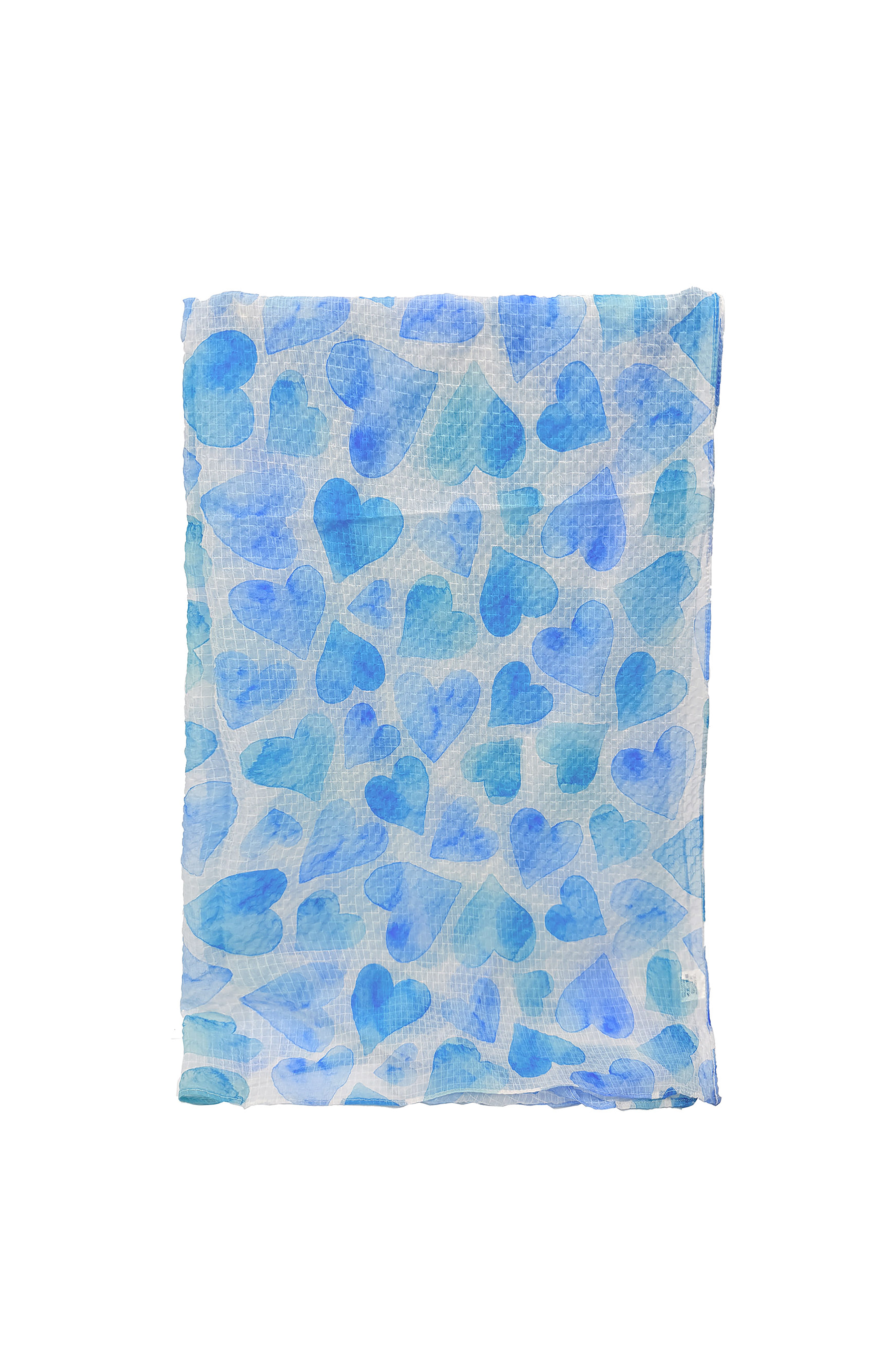 Watercolour Heart Print Scarf
