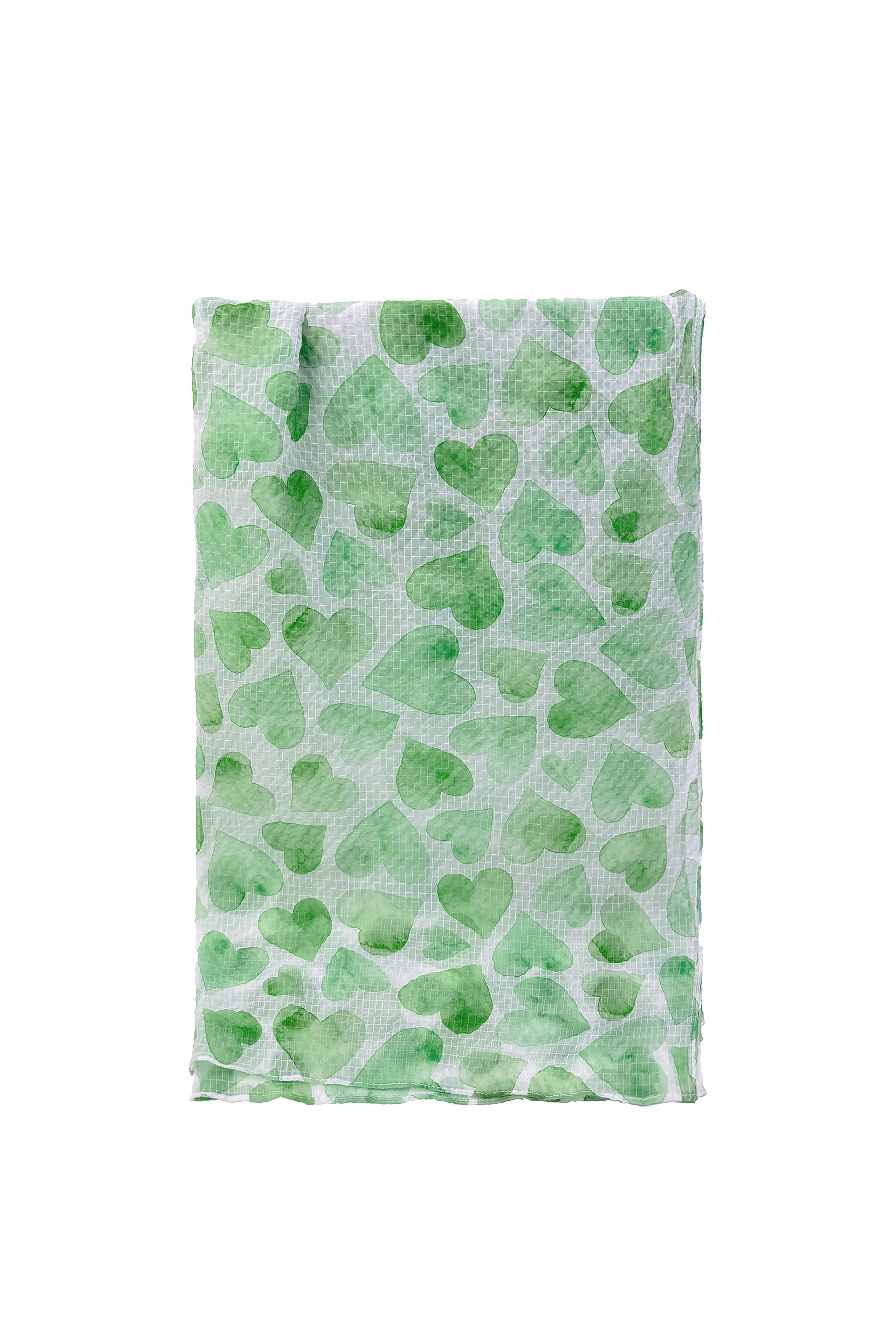 Watercolour Heart Print Scarf