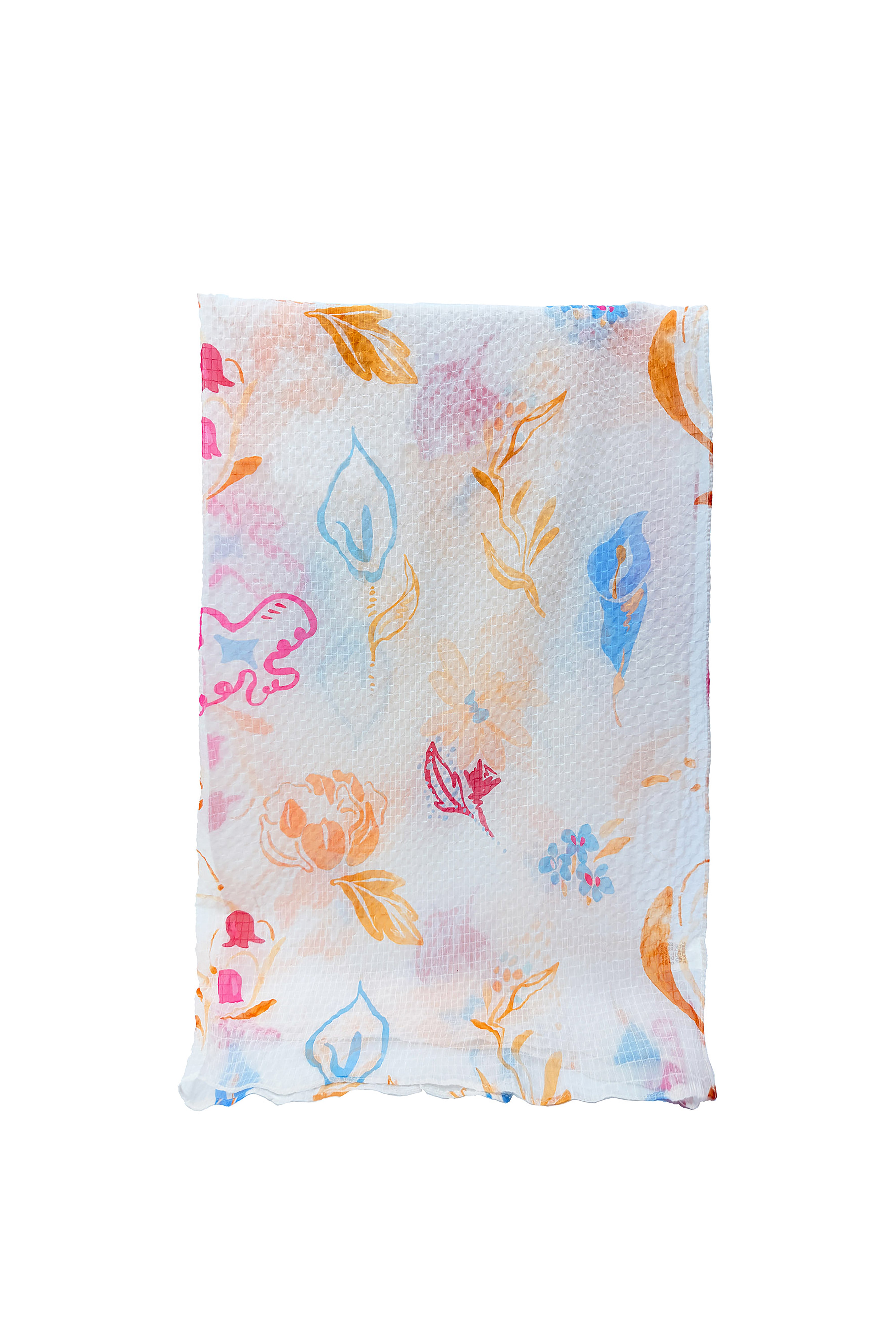 Watercolour BotanicalPrint Scarf