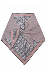 Women’s Reversible Floral Geo Triangle Scarf