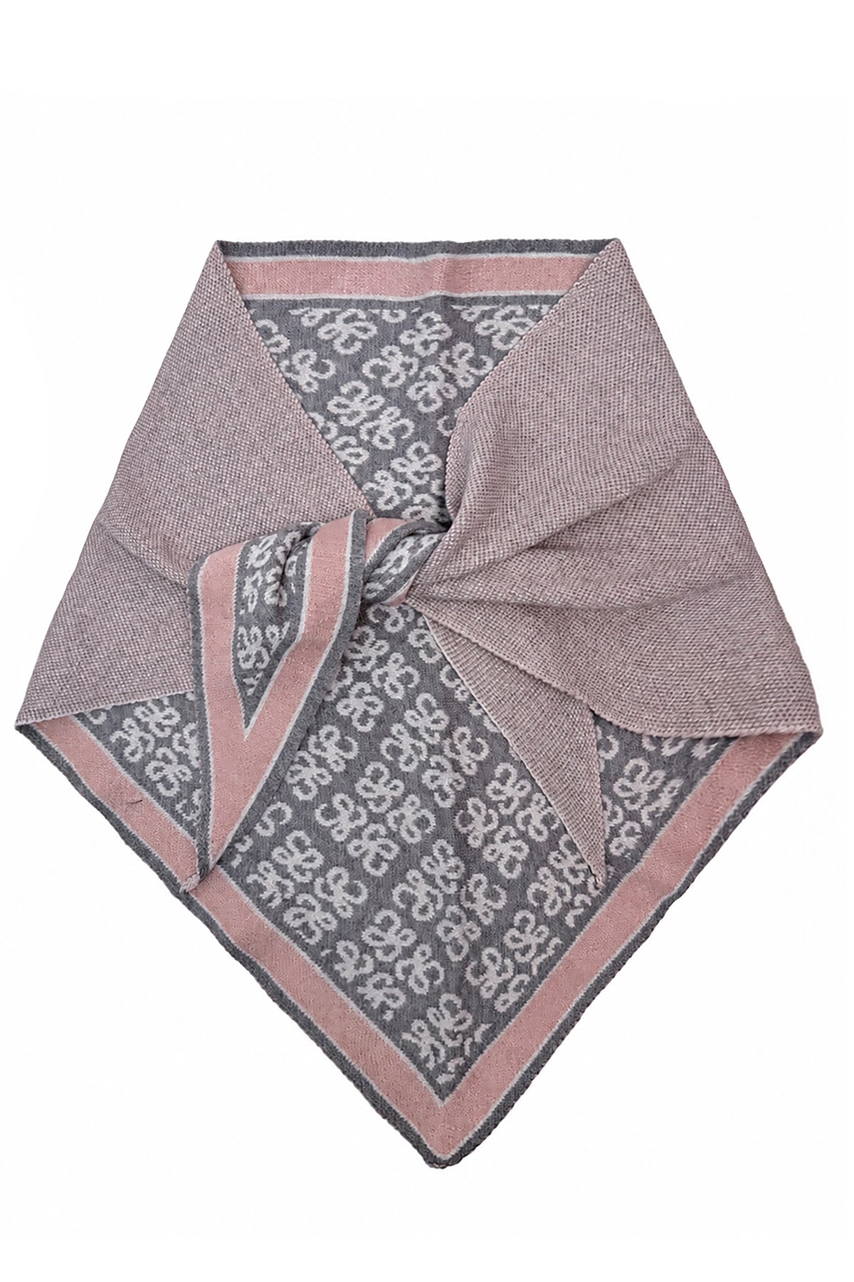 Women’s Reversible Floral Geo Triangle Scarf