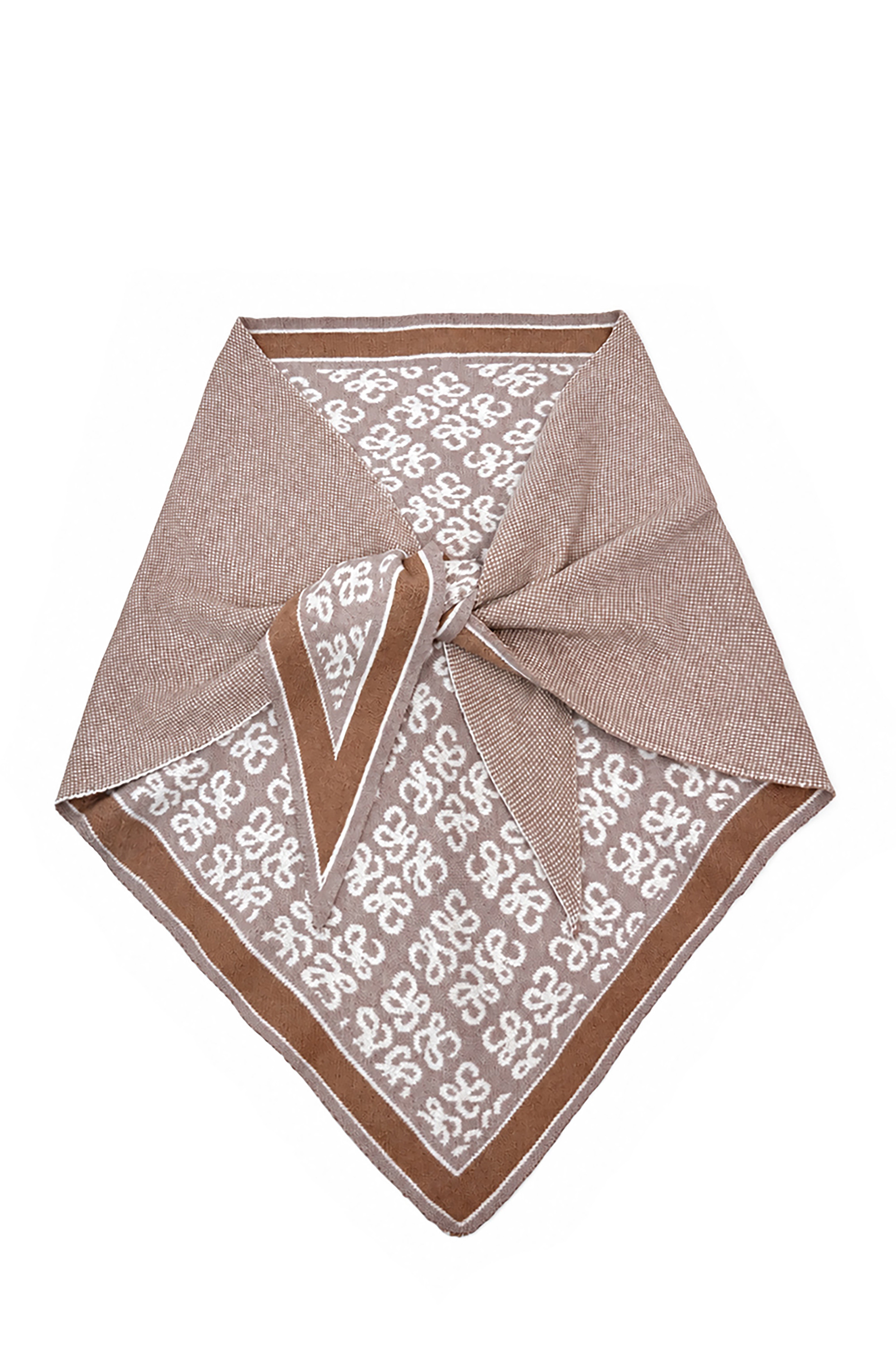 Women’s Reversible Floral Geo Triangle Scarf
