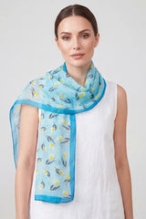 Tulip Floral Print Lightweight Scarf