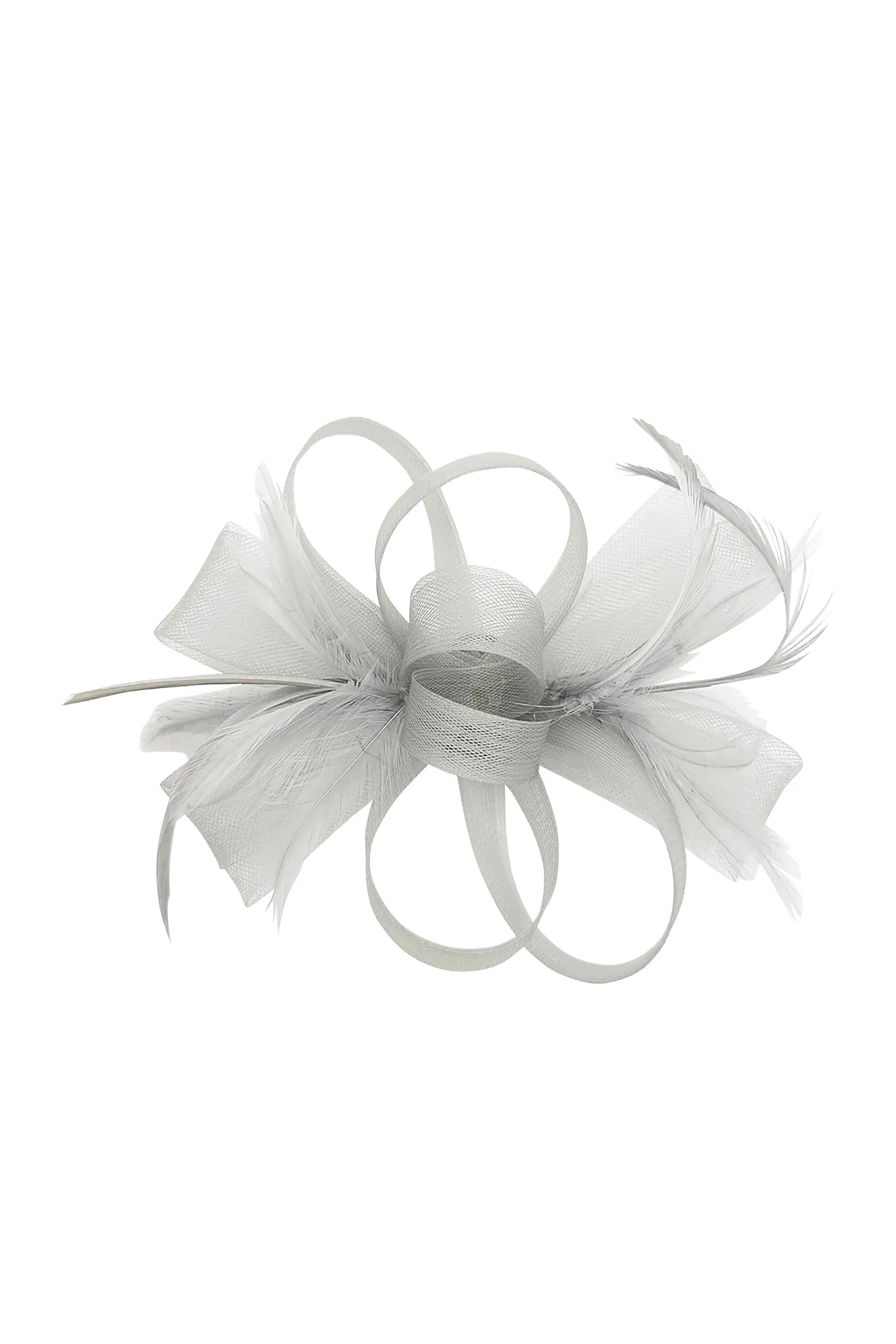 Ladies Loop Bow Feather Fascinator Headband Wedding & Race Day