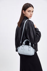 Women’s Quilted Star Stud Mini Handbag with Crossbody Strap