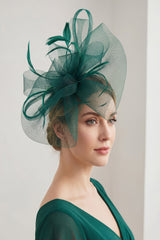 Elegant Feather Fascinator