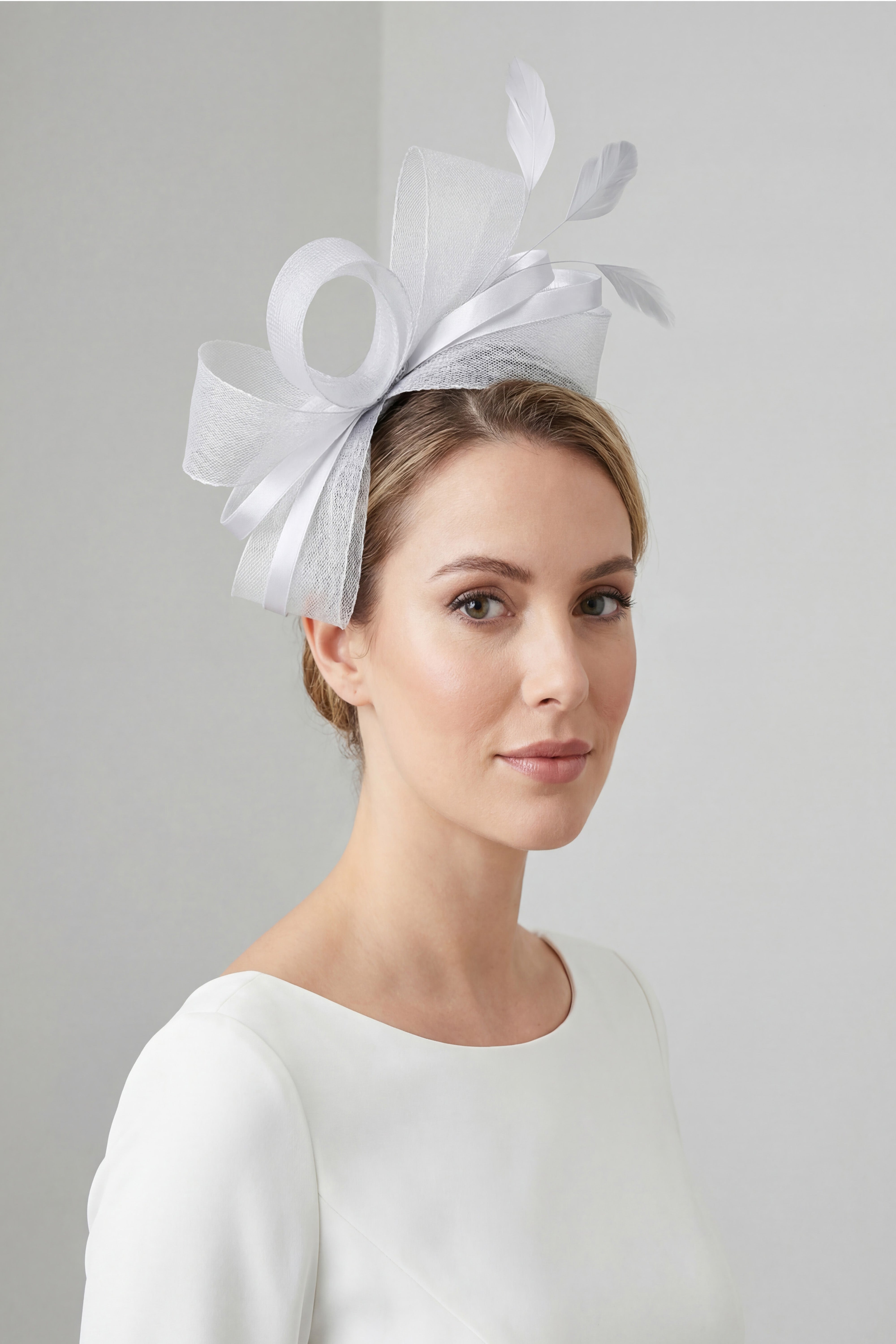 Modern Mesh Bow Fascinator Headband