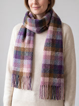 Soft Brushed Check Tartan Scarf for Women