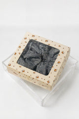 Women Oversized Glitter Diamond Organza Hair Scrunchie With Box