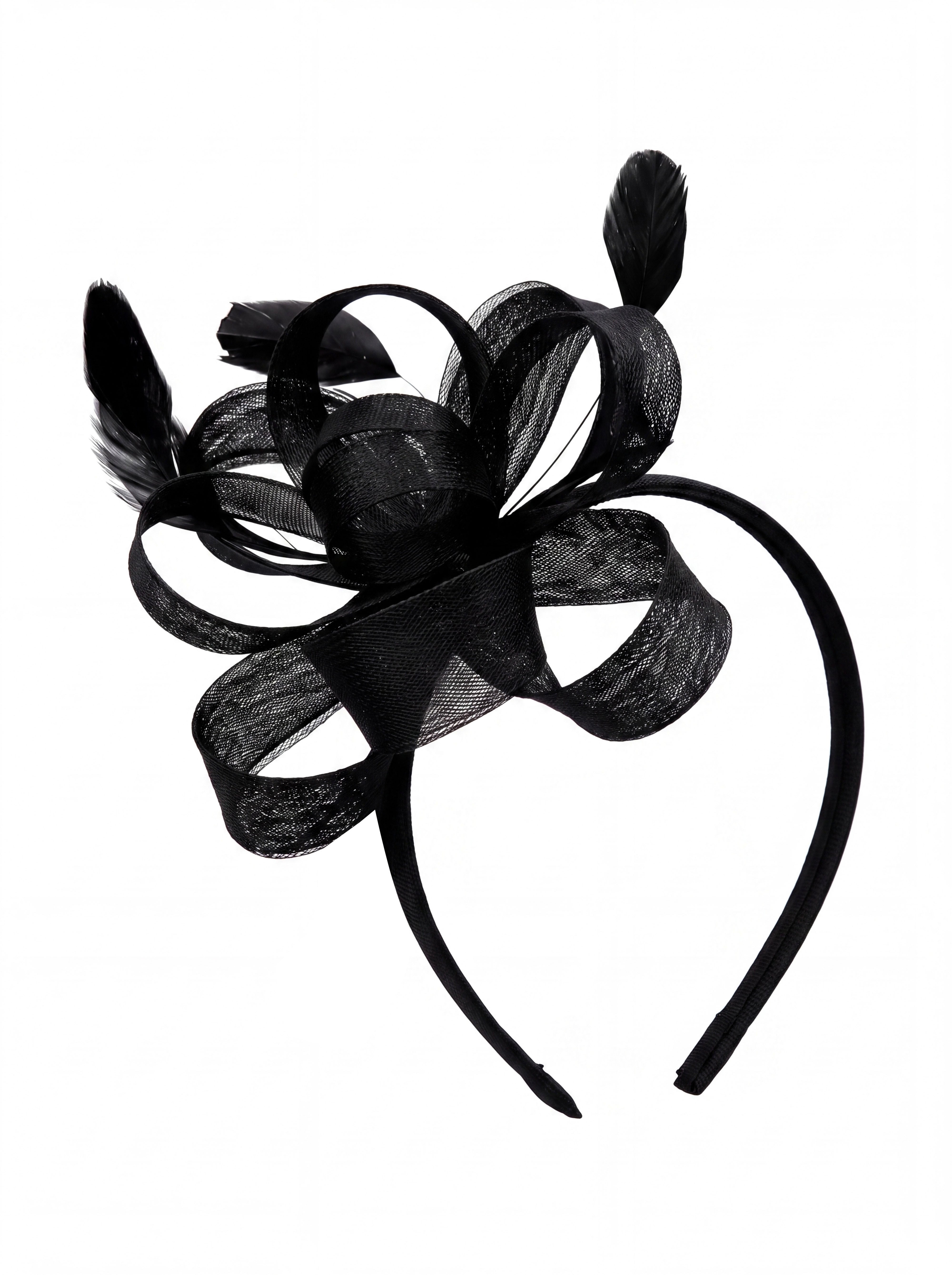 Feather Loop Fascinator Headband fo Royal Ascot & Race Day