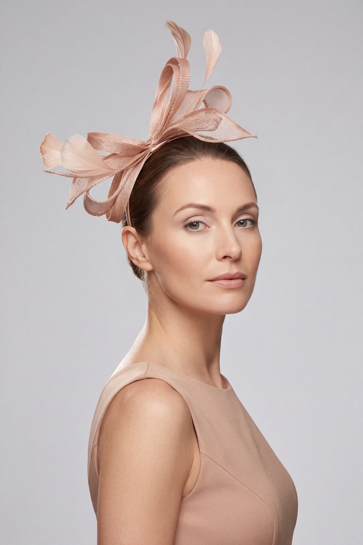 Sculpted Twist Mesh Fascinator Headband