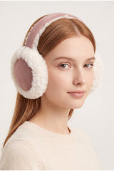 Women's Plush Faux Fur Suede-Look Winter Earmuffs