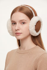 Women's Plush Faux Fur Suede-Look Winter Earmuffs