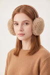Women's Faux Fur Embroidered Headband Winter Earmuffs