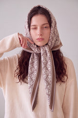 Women’s Reversible Floral Geo Triangle Scarf