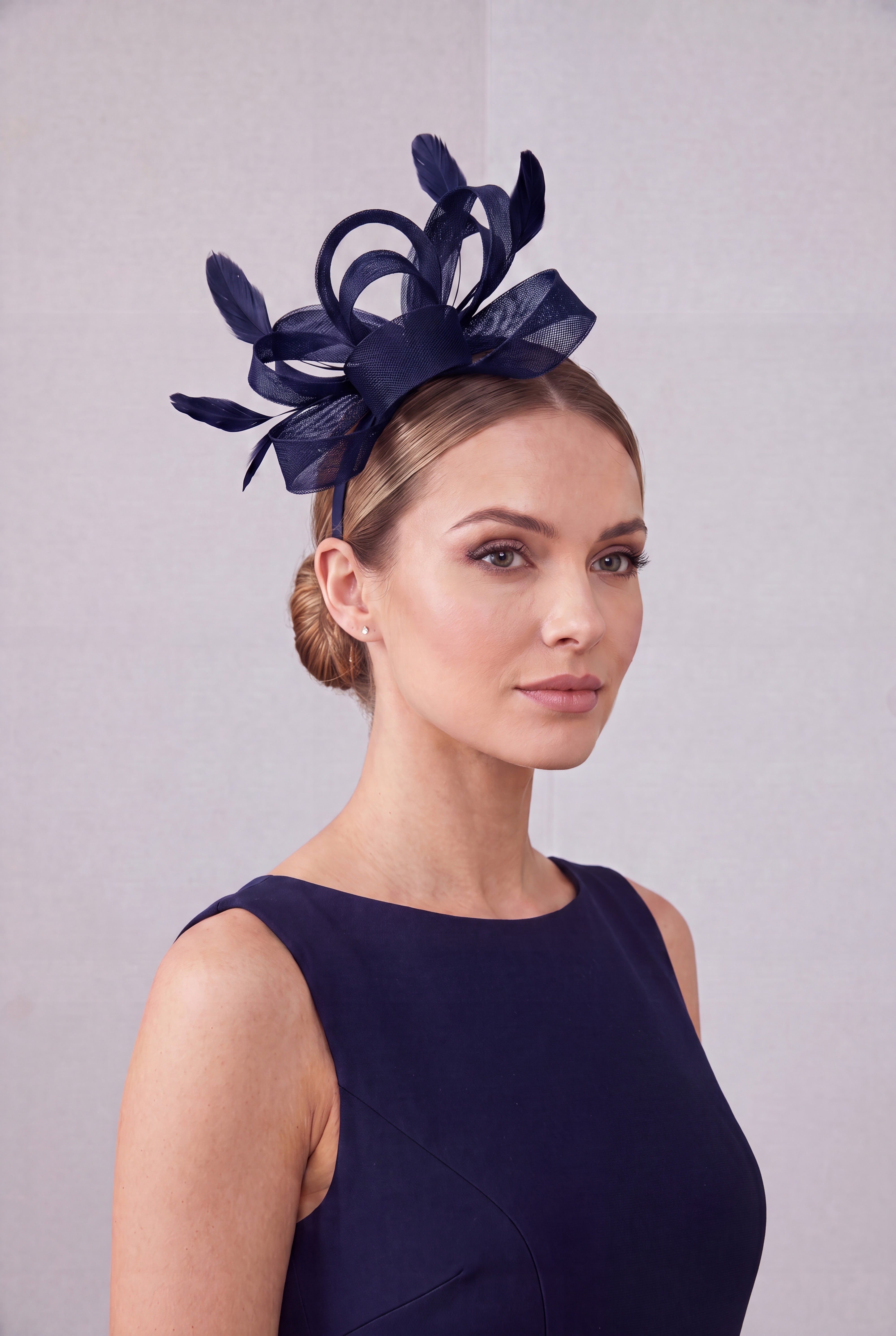 Feather Loop Fascinator Headband fo Royal Ascot & Race Day