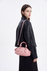 Women’s Quilted Star Stud Mini Handbag with Crossbody Strap