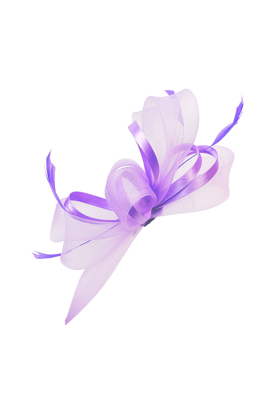 Structured Mesh Bow Fascinator Headband Maroon