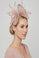 Statement Sinamay Bow Fascinator with Feather Detail