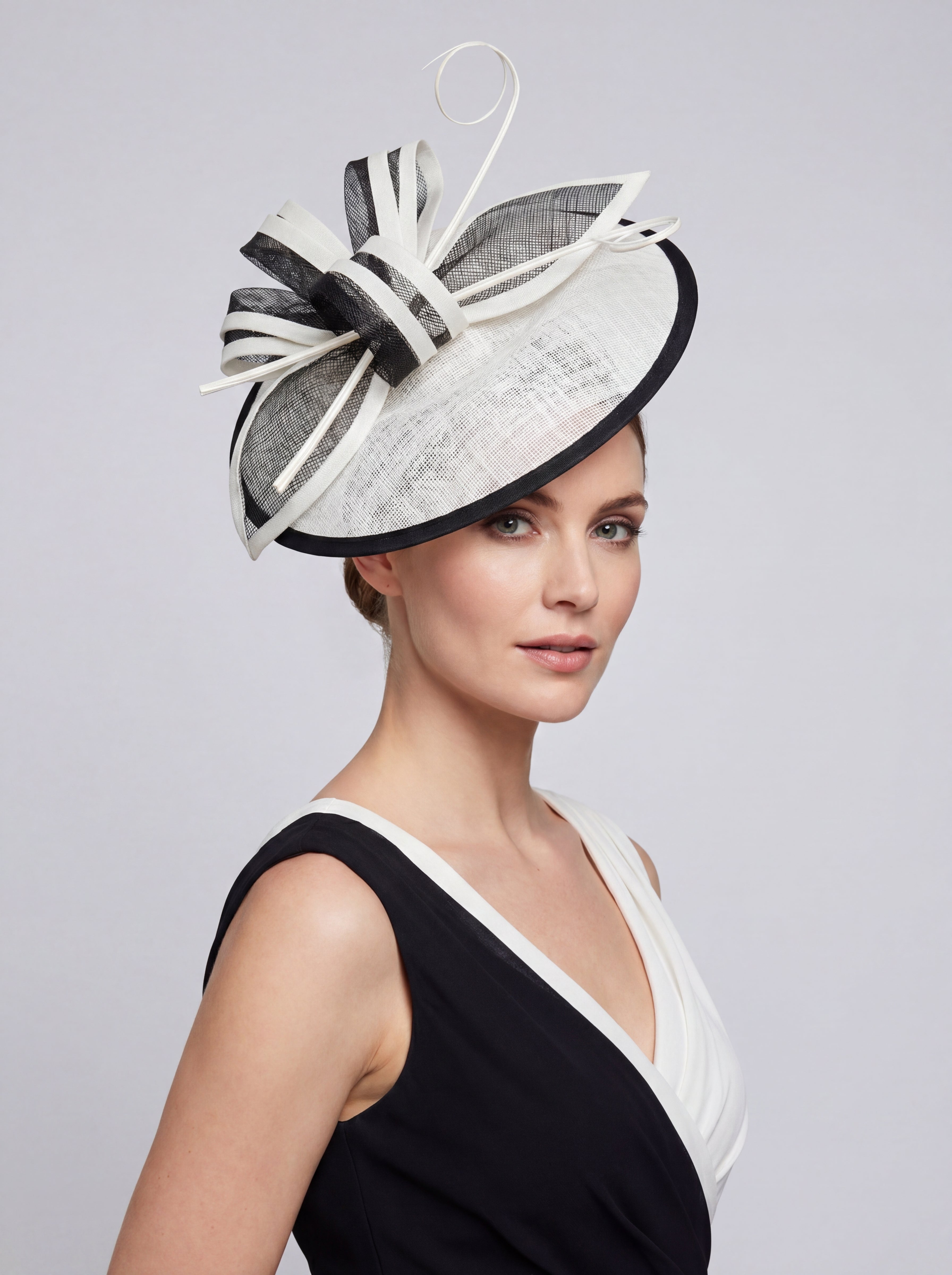 Two Tone Loop Detail Occasion Fascinator