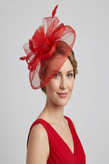 Large Mesh Bow Fascinator