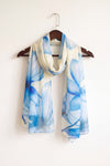 Watercolour Bright Floral Lightweight Scarf