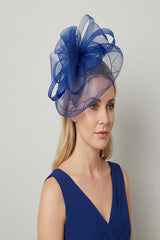 Large Mesh Bow Fascinator