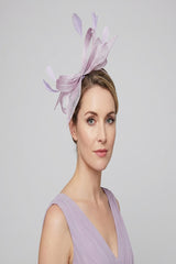 Sculpted Twist Mesh Fascinator Headband Turquoise