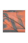 Women Abstract Pattern Woven Scarf with Fringed Edges