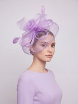 Large Mesh Bow Fascinator