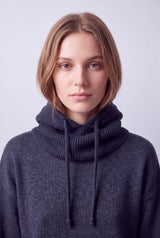 Soft Knitted Balaclava Hood – 2-in-1 Hat & Scarf