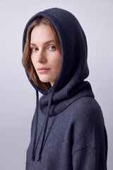 Soft Knitted Balaclava Hood – 2-in-1 Hat & Scarf