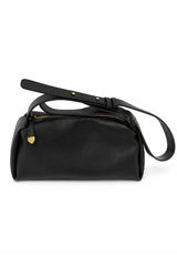 Women’s Soft Faux Leather Zip Top Shoulder Bag