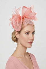 Statement Sinamay Bow Fascinator with Feather Detail