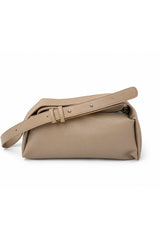 Women’s Soft Faux Leather Zip Top Shoulder Bag