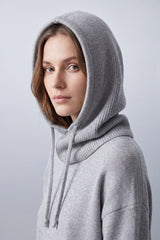 Soft Knitted Balaclava Hood – 2-in-1 Hat & Scarf