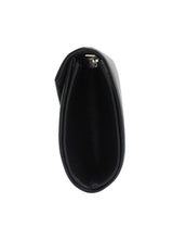 Textured Envelope Clutch Bag with Chain Strap