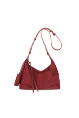 Women’s Soft Suede Hobo Bag with Adjustable Shoulder Strap