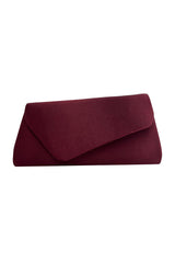 Envelope Clutch Bag with Gold Chain Strap