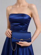 Luxury Chic Bow Front Evening Bag for Weddings & Proms