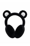 Kids' Plush Bear-Ear Earmuffs