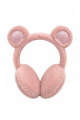 Kids' Plush Bear-Ear Earmuffs