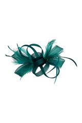 Ladies Loop Bow Feather Fascinator Headband Wedding & Race Day