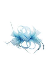 Ladies Loop Bow Feather Fascinator Headband Wedding & Race Day