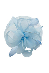 Statement Mesh Occasion Fascinator with Feather Trim