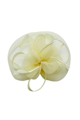 Statement Mesh Occasion Fascinator with Feather Trim