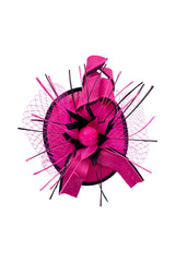 Elegant Feather & Sinamay Fascinator